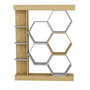 Hanah Home Estantería Sueno Blanco y Roble
